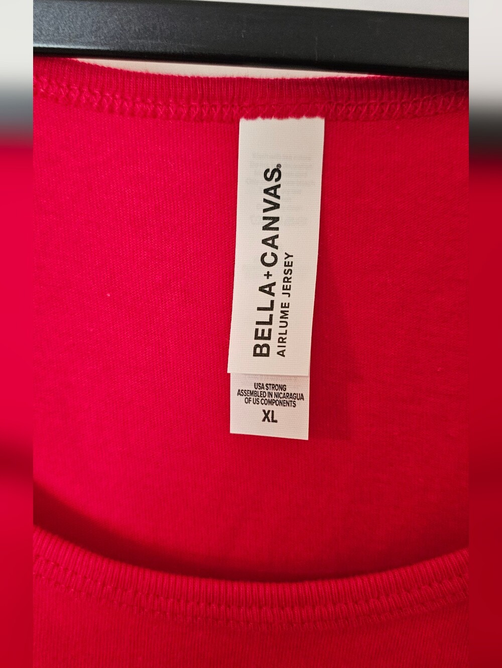 Bella Canvas Red Tank Top with White "Life Is Better With My Dogs" Print - Picture 2 of 4